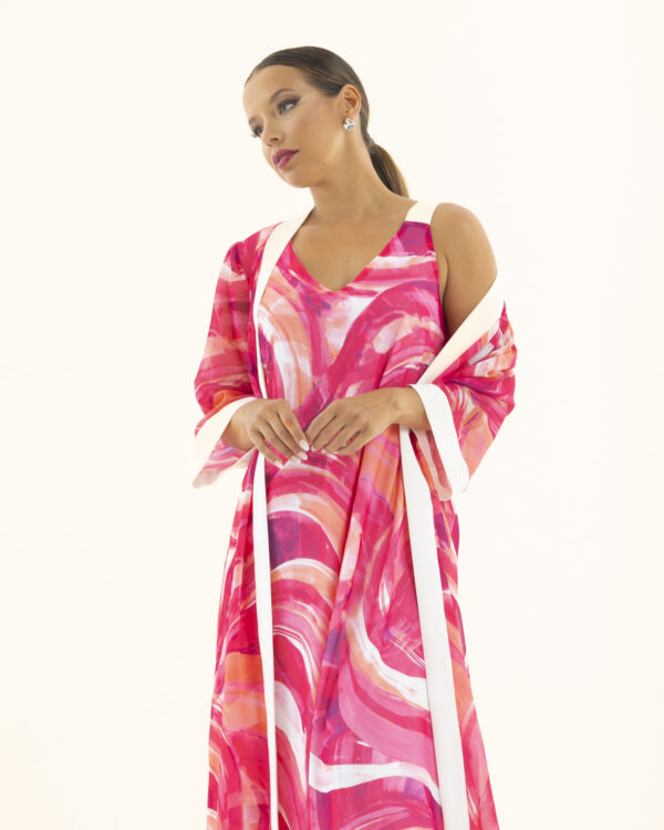 MOD. 2570-PAMELA (KIMONO) MOD. 2528-BLANCA (VESTIDO)